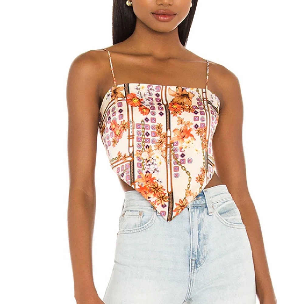 Superdown Scarf Top